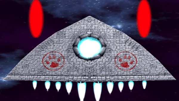 Space Created - 2D shotter on Mobile
